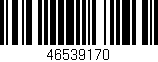 Código de barras (EAN, GTIN, SKU, ISBN): '46539170'