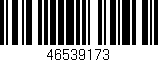 Código de barras (EAN, GTIN, SKU, ISBN): '46539173'
