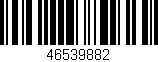 Código de barras (EAN, GTIN, SKU, ISBN): '46539882'