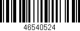 Código de barras (EAN, GTIN, SKU, ISBN): '46540524'