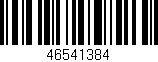 Código de barras (EAN, GTIN, SKU, ISBN): '46541384'