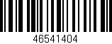 Código de barras (EAN, GTIN, SKU, ISBN): '46541404'