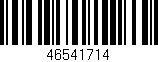 Código de barras (EAN, GTIN, SKU, ISBN): '46541714'