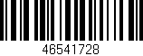 Código de barras (EAN, GTIN, SKU, ISBN): '46541728'