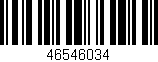 Código de barras (EAN, GTIN, SKU, ISBN): '46546034'