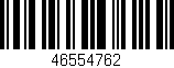 Código de barras (EAN, GTIN, SKU, ISBN): '46554762'