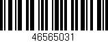 Código de barras (EAN, GTIN, SKU, ISBN): '46565031'