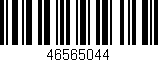 Código de barras (EAN, GTIN, SKU, ISBN): '46565044'