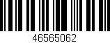 Código de barras (EAN, GTIN, SKU, ISBN): '46565062'