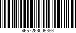Código de barras (EAN, GTIN, SKU, ISBN): '4657288005386'