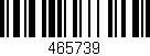 Código de barras (EAN, GTIN, SKU, ISBN): '465739'