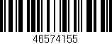 Código de barras (EAN, GTIN, SKU, ISBN): '46574155'