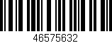 Código de barras (EAN, GTIN, SKU, ISBN): '46575632'