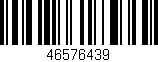 Código de barras (EAN, GTIN, SKU, ISBN): '46576439'