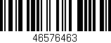Código de barras (EAN, GTIN, SKU, ISBN): '46576463'