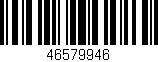Código de barras (EAN, GTIN, SKU, ISBN): '46579946'