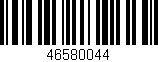 Código de barras (EAN, GTIN, SKU, ISBN): '46580044'