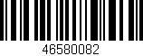Código de barras (EAN, GTIN, SKU, ISBN): '46580082'