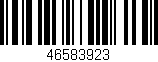 Código de barras (EAN, GTIN, SKU, ISBN): '46583923'