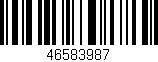 Código de barras (EAN, GTIN, SKU, ISBN): '46583987'