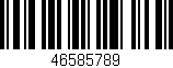Código de barras (EAN, GTIN, SKU, ISBN): '46585789'