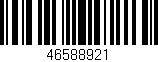 Código de barras (EAN, GTIN, SKU, ISBN): '46588921'