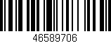 Código de barras (EAN, GTIN, SKU, ISBN): '46589706'