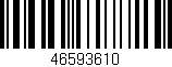 Código de barras (EAN, GTIN, SKU, ISBN): '46593610'