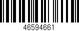 Código de barras (EAN, GTIN, SKU, ISBN): '46594661'