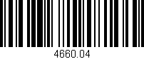 Código de barras (EAN, GTIN, SKU, ISBN): '4660.04'