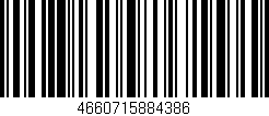 Código de barras (EAN, GTIN, SKU, ISBN): '4660715884386'