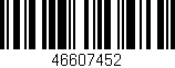 Código de barras (EAN, GTIN, SKU, ISBN): '46607452'