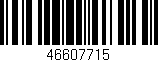 Código de barras (EAN, GTIN, SKU, ISBN): '46607715'