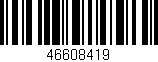 Código de barras (EAN, GTIN, SKU, ISBN): '46608419'