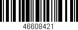 Código de barras (EAN, GTIN, SKU, ISBN): '46608421'