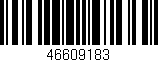 Código de barras (EAN, GTIN, SKU, ISBN): '46609183'