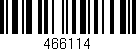 Código de barras (EAN, GTIN, SKU, ISBN): '466114'