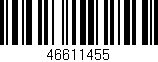 Código de barras (EAN, GTIN, SKU, ISBN): '46611455'