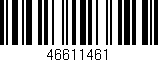 Código de barras (EAN, GTIN, SKU, ISBN): '46611461'