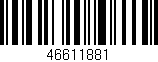Código de barras (EAN, GTIN, SKU, ISBN): '46611881'