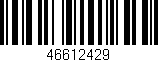Código de barras (EAN, GTIN, SKU, ISBN): '46612429'