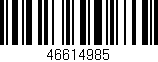 Código de barras (EAN, GTIN, SKU, ISBN): '46614985'