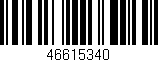 Código de barras (EAN, GTIN, SKU, ISBN): '46615340'