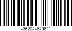 Código de barras (EAN, GTIN, SKU, ISBN): '4662044640671'