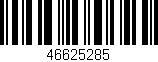 Código de barras (EAN, GTIN, SKU, ISBN): '46625285'