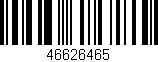 Código de barras (EAN, GTIN, SKU, ISBN): '46626465'