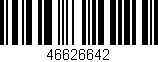 Código de barras (EAN, GTIN, SKU, ISBN): '46626642'