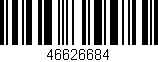 Código de barras (EAN, GTIN, SKU, ISBN): '46626684'