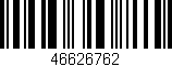 Código de barras (EAN, GTIN, SKU, ISBN): '46626762'