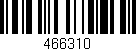 Código de barras (EAN, GTIN, SKU, ISBN): '466310'